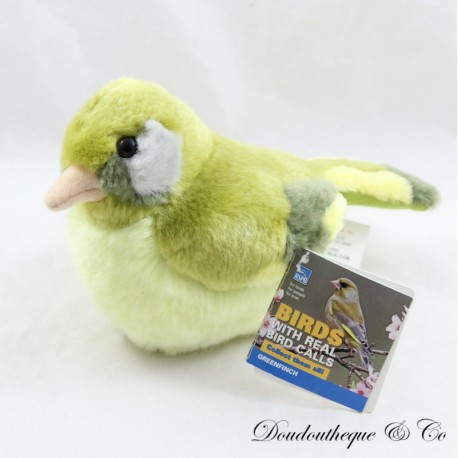 K&M Wild Republic Bird Sound Plush Green