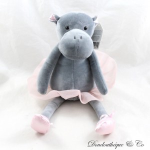Hippopotamus plush JELLYCAT tutu pink Dancing Darcey Hippo 33 cm NEW