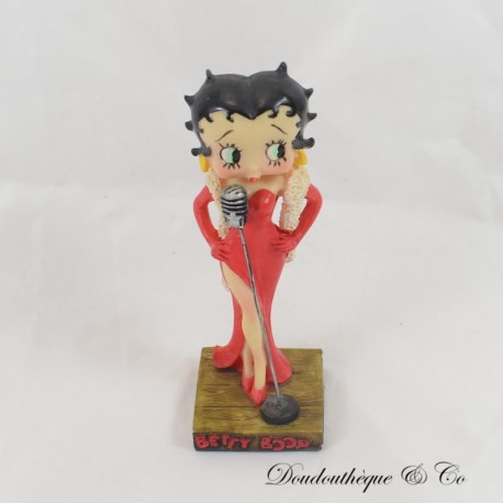 Figurine Pin up Betty Boop chanteuse de cabaret en résine KFS/FS 13 cm