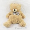 ETAM teddy bear with brown hot water bottle pyjamas 46 cm