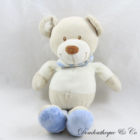 Plush bear CHEEKBONE beige stripes