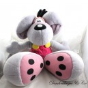 Grande peluche XXL souris Diddl DESPESCHE Thomas Goletz salopette rose