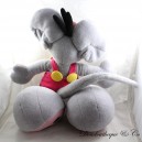 Grande peluche XXL souris Diddl DESPESCHE Thomas Goletz salopette rose