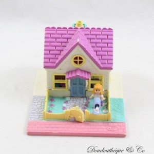 Polly Pocket House BLUEBIRD Acogedora casa de campo de 1993 con 1 personaje