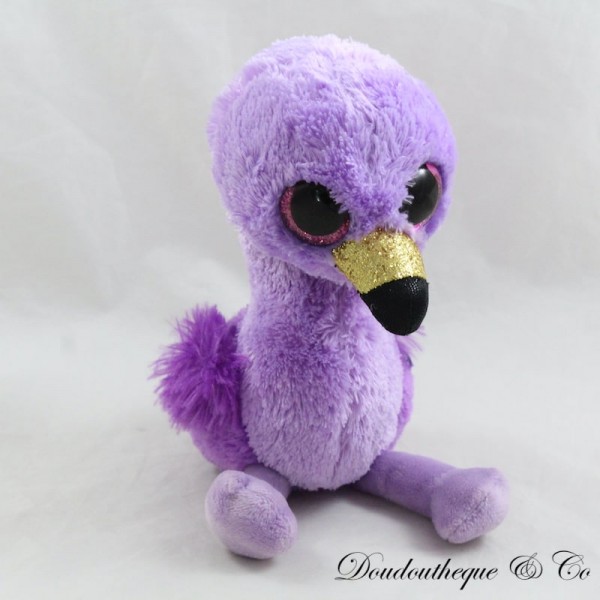 Peluche fluffy - chat violet grand modele, peluche