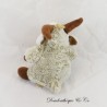 Stuffed goat RODADOU RODA Ibex white brown 21 cm