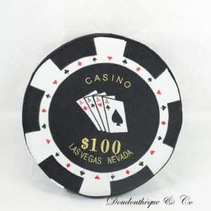 Coussin dollards Welcome LAS VEGAS Nevadas casino poker 34 cm