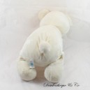 Peluche ours TEX BABY blanc ivoire Carrefour 48 cm
