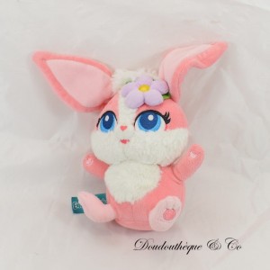 Plush Enchantimals Rabbit Twist Simba Toys Pink White Seated 18 cm