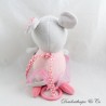 Plush musical mouse VERTBAUDET tutu pink dancer 26 cm