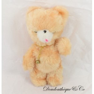 Vintage beige tinkerbell bear plush bear 25 cm