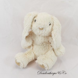 Rabbit plush AMELIE AND MELANIE ecru white 25 cm