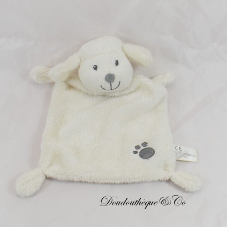 Blanket flat sheepskin NICOTOY imprint white Simba Toys 24 cm