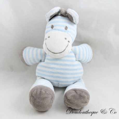 Zebra Plush Dress Up Donkey Blue Grey Striped Zebra Plush Dress Up Donkey Blue Grey Striped