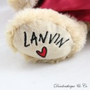 Plush teddy bear MARIONNAUD Lanvin dress red satin edition 2014