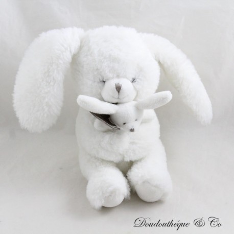 Hase Plüsch BEAR STORY HASE und Baby weiß HO2641 18 cm Hase Plüsch BEAR STORY HASE und Baby weiß HO2641 18 cm