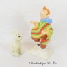 Figurines Tintin Et Milou Moulages Mako Plâtre Tintin et le temples du soleil 1996 19 cm
