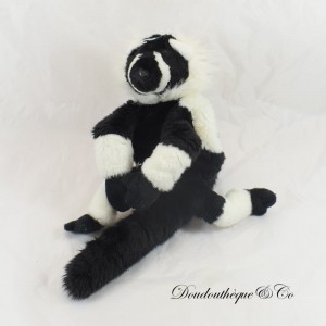 LEMURIAN plush RAVENSDEN puppet black white 18 cm