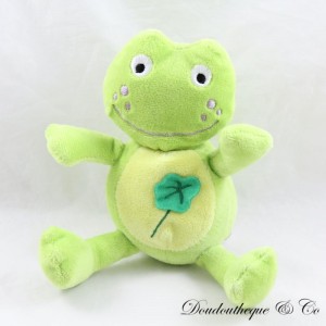 Peluche de rana GMBH trébol verde