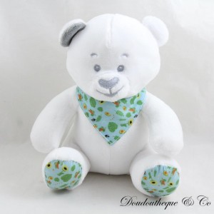 MUSTI bear cuddly toy by Mustela blue bandana