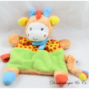 SIMBA TOYS Giraffe Flache Decke orange grün Polka Dots