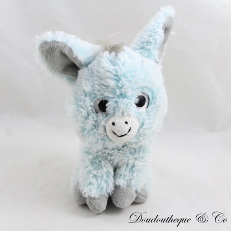 Peluche âne OH STUDIO Miniz bleu