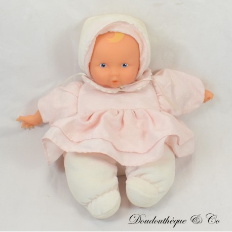 Poupée babypouce COROLLE robe vichy rose année 2004 30cm - SOS doudou