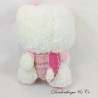 Hello Kitty Plush SANRIO Coat and Bow Pink Shiny 27 cm