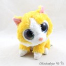 Gato de peluche WILD REPUBLIC ojos grandes y brillantes de color naranja 13 cm