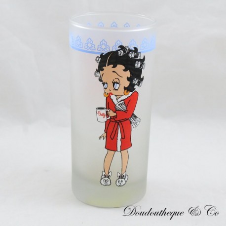 Glass Top Message Betty Boop AVENUE OF THE STARS Ich bin kein Morgenmensch! Betty am Morgen 13 cm