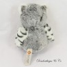 PLUSH & COMPANY Owl Plush Beige White 18 cm