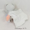 Handkerchief cuddly toy Fox CANDY SUGAR dog Cashew white and grey 17 cm
