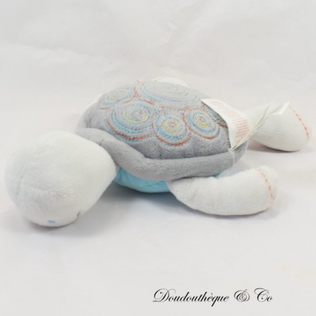 OBAIBI Schildkröte Plüsch Längliche Spiralen Blau & Grau 25 cm OBAIBI Schildkröte Plüsch Längliche Spiralen Blau & Grau 25 cm