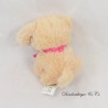 ZDT Action Tilly Dog Plush Beige Collar Pink 13 cm