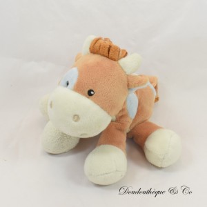 Plush horse TOODO brown donkey with cocky mane 16 cm