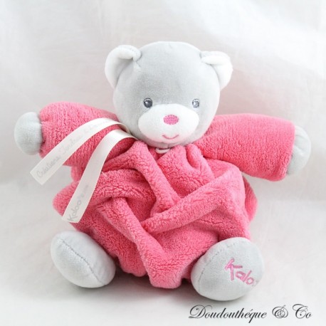 KALOO Plume Plume Himbeere und Grau Soft Creations Weicher und weicher Bär Plüsch 18 cm KALOO Plume Plume Himbeere und Grau Soft Creations Weicher und weicher Bär Plüsch 18 cm