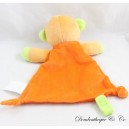 Flat Monkey Blanket DMC Orange Bib