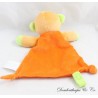 Flat Monkey Blanket DMC Orange Bib
