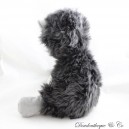 Peluche canard Coin Coin HISTOIRE D'OURS graphite gris anthracite 30 cm