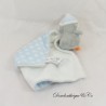 SHIMA Penguin Handkerchief Blanket White & Blue 36 cm NEW