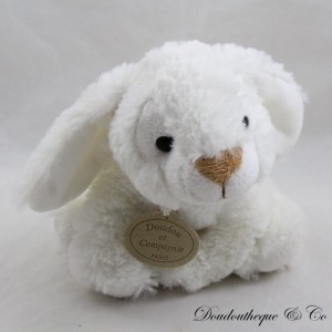 Musical plush rabbit CUDDLY TOY AND COMPANY white