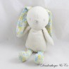 Yellow and blue spotted KLORANE bunny plush