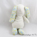 Yellow and blue spotted KLORANE bunny plush