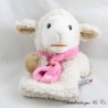 Sheep Puppet Blanket LOVY Plushies Pink Scarf