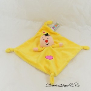 Flat clown cuddly toy BUMBA Studio 100 yellow red nose 23 cm