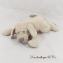 Dog cuddly toy HAPPY DAYS grey white elongated 22 cm