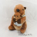 Stuffed Groundhog and Baby HAPPY HORSE Brown Beaver 26 cm