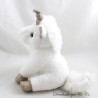 BEAR STORY white and gold glitter unicorn plush 23 cm