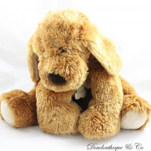 Large Plush Cookie Dog BEAR STORY Light Brown All Soft 40 cm