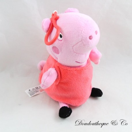 Plush Keychain Peppa Pig P.M.I Kids World Red Dress